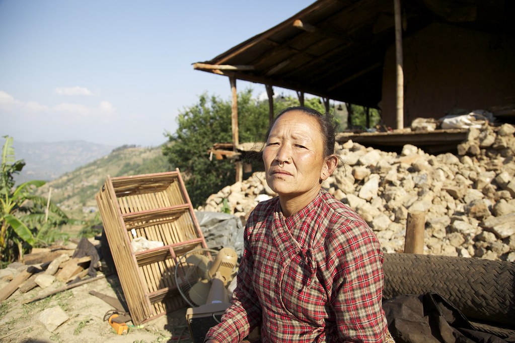 mountain collapse in Nepal