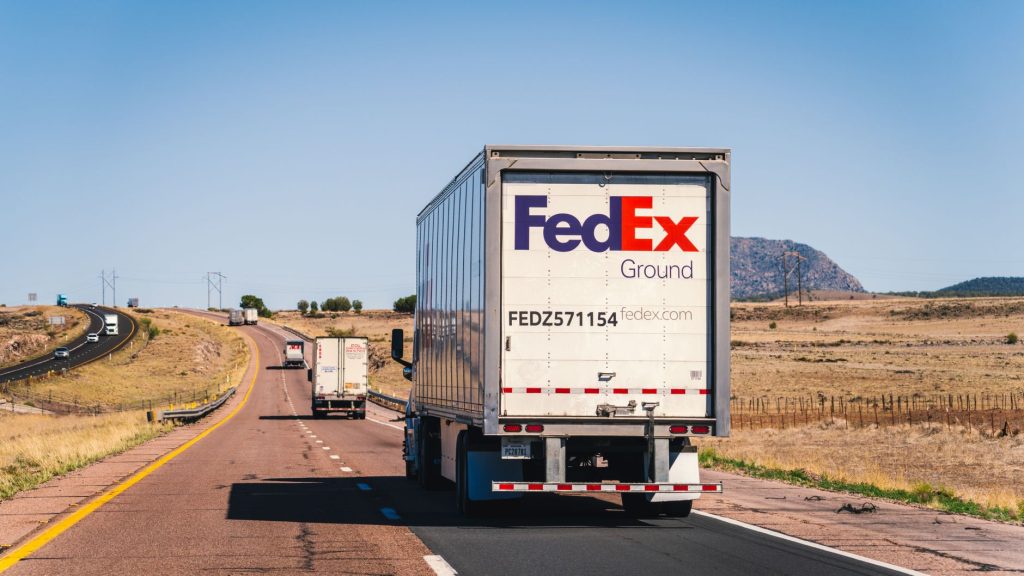 FedEx truck robbed